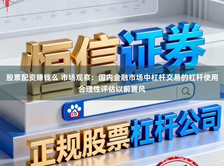 股票配资赚钱么 市场观察：国内金融市场中杠杆交易的杠杆使用合理性评估以前置风