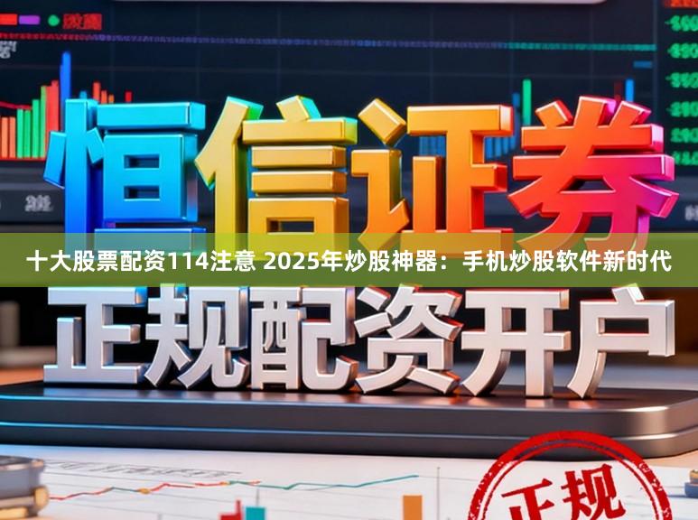 十大股票配资114注意 2025年炒股神器：手机炒股软件新时代